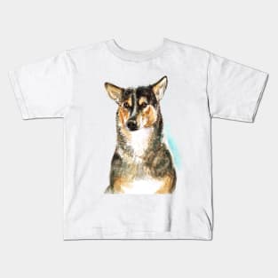 Stray Dog portrait Kids T-Shirt